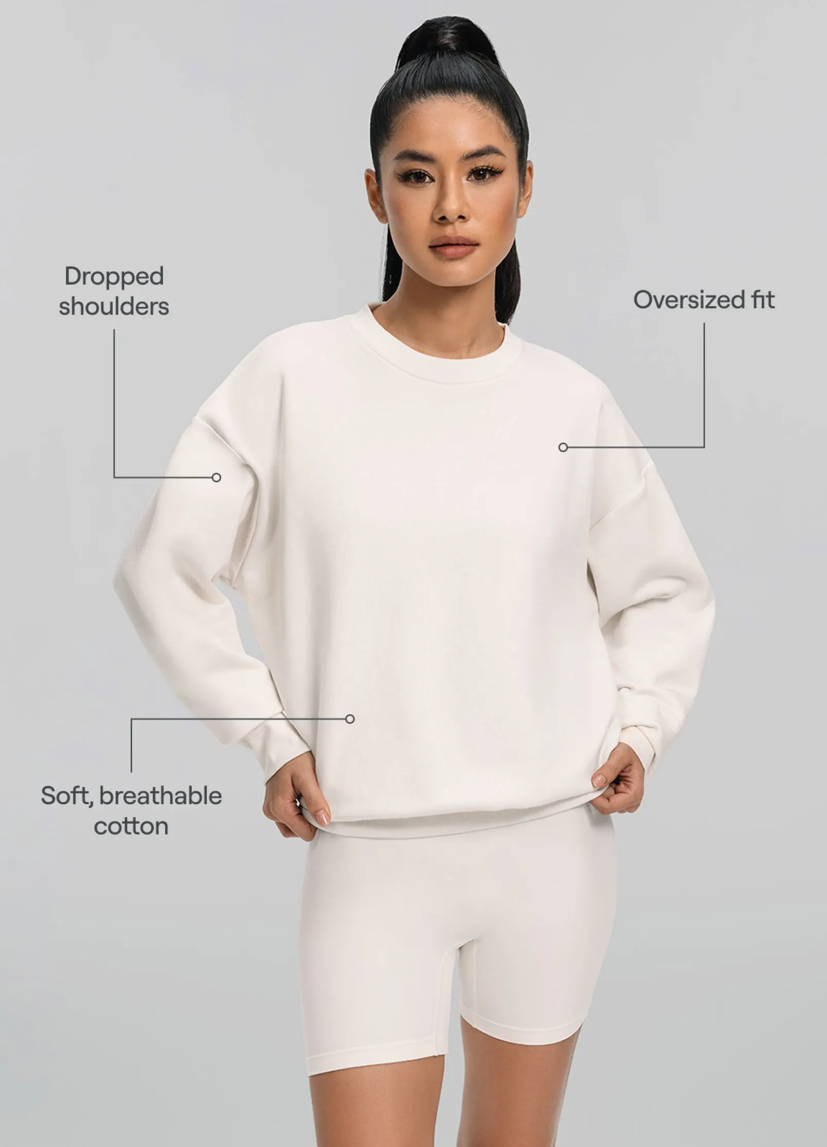 Alltags-Sweatshirt für Aktive