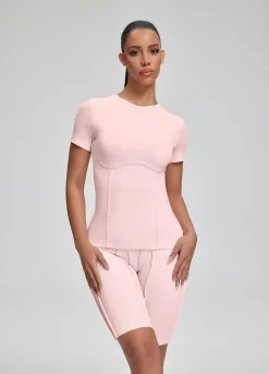 Alltags-T-Shirt mit Contour-Nähten