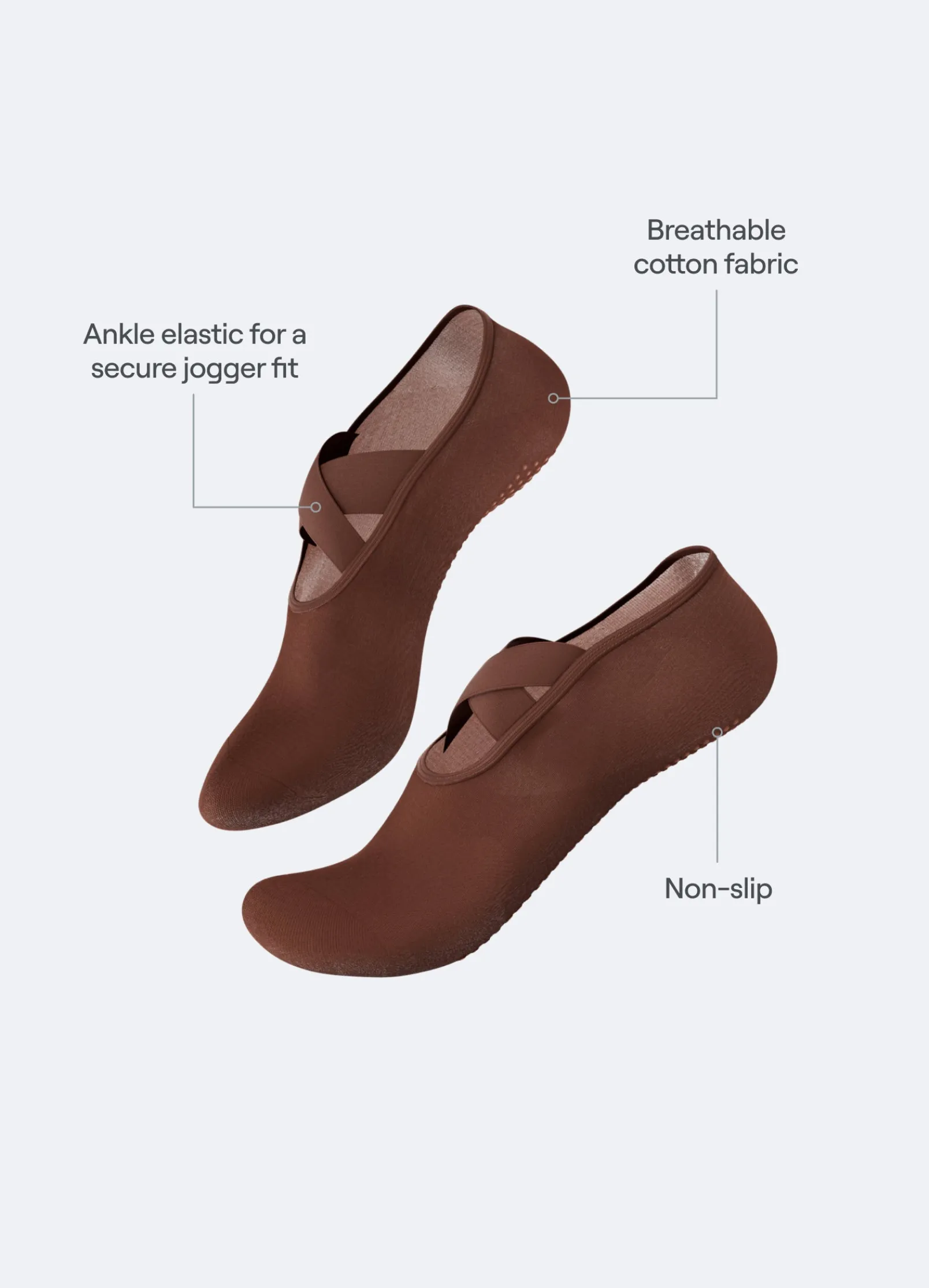 Anti-Rutsch-Pilates-Socken