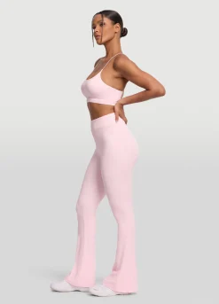 Ausgestellte Leggings mit hoher Taille