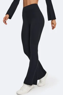 Ausgestellte Leggings mit hoher Taille