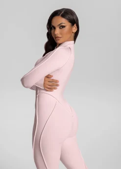 Ausgestellter Catsuit mit geschlossenem Rücken