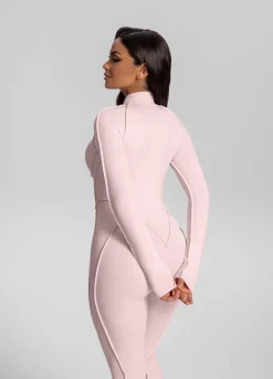 Ausgestellter Catsuit mit geschlossenem Rücken