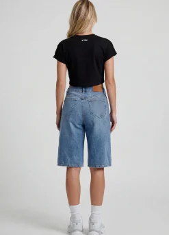 Baggy Denim-Bermudashorts