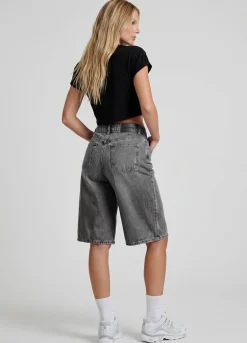 Baggy Denim-Bermudashorts