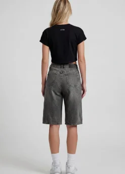 Baggy Denim-Bermudashorts