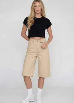 Baggy Denim-Bermudashorts