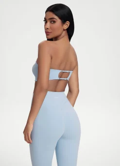 Bandeau-Top mit Rückenverschluss