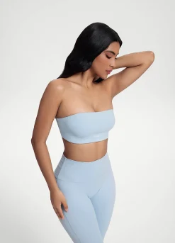 Bandeau-Top mit Rückenverschluss