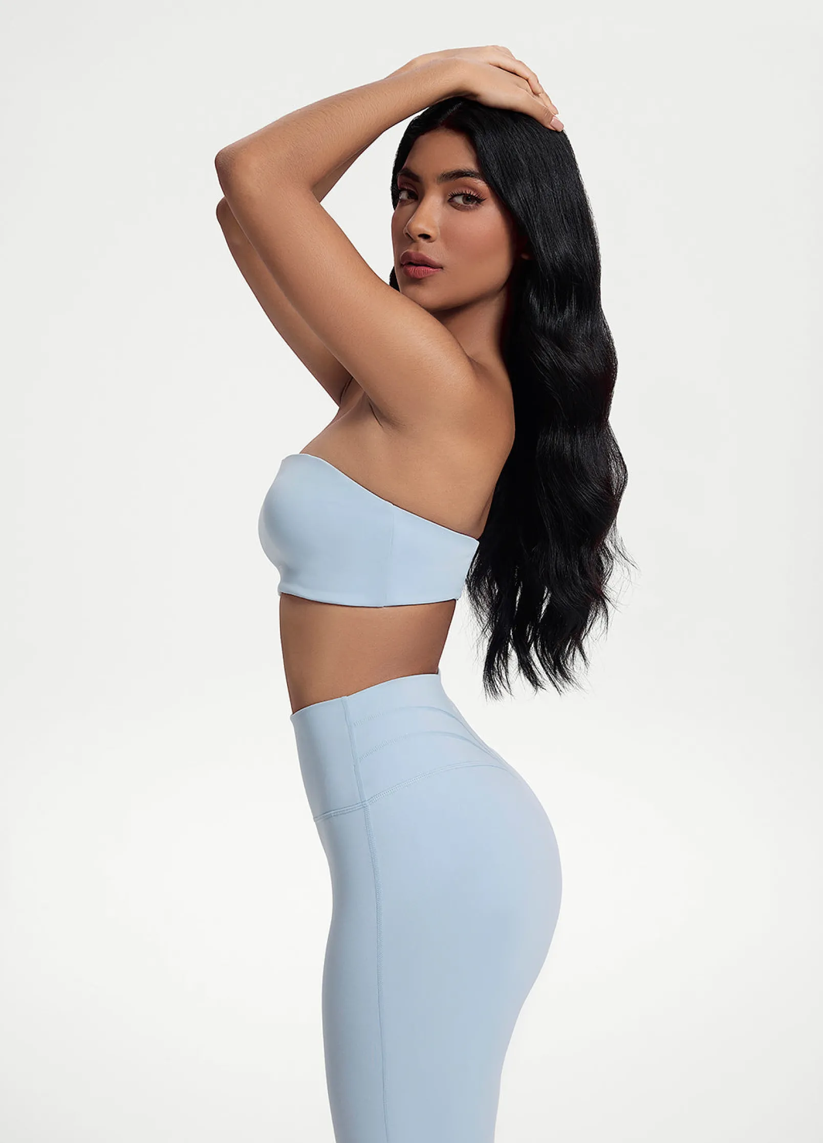 Bandeau-Top mit Rückenverschluss