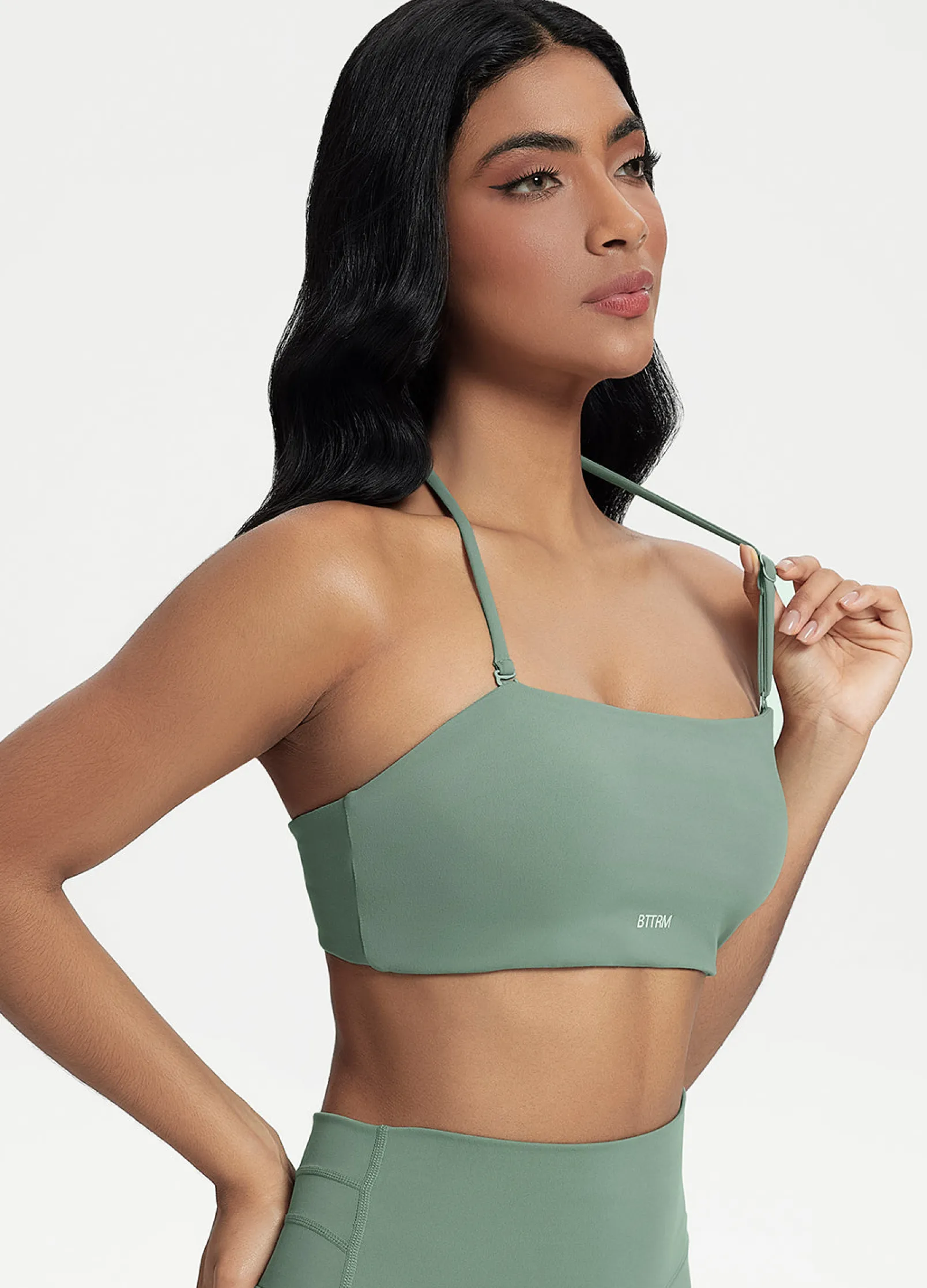 Bandeau-Top mit Rückenverschluss