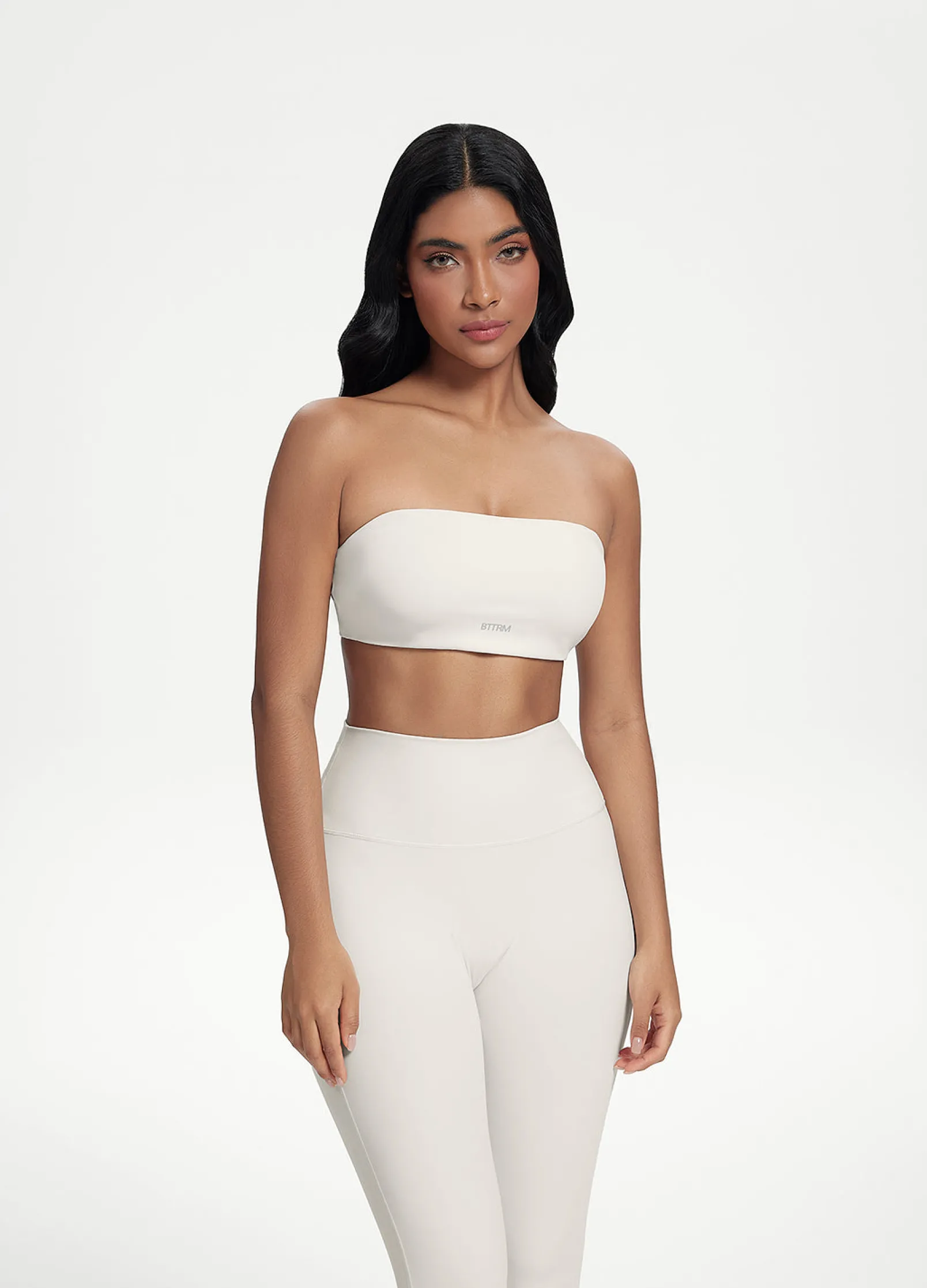 Bandeau-Top mit Rückenverschluss