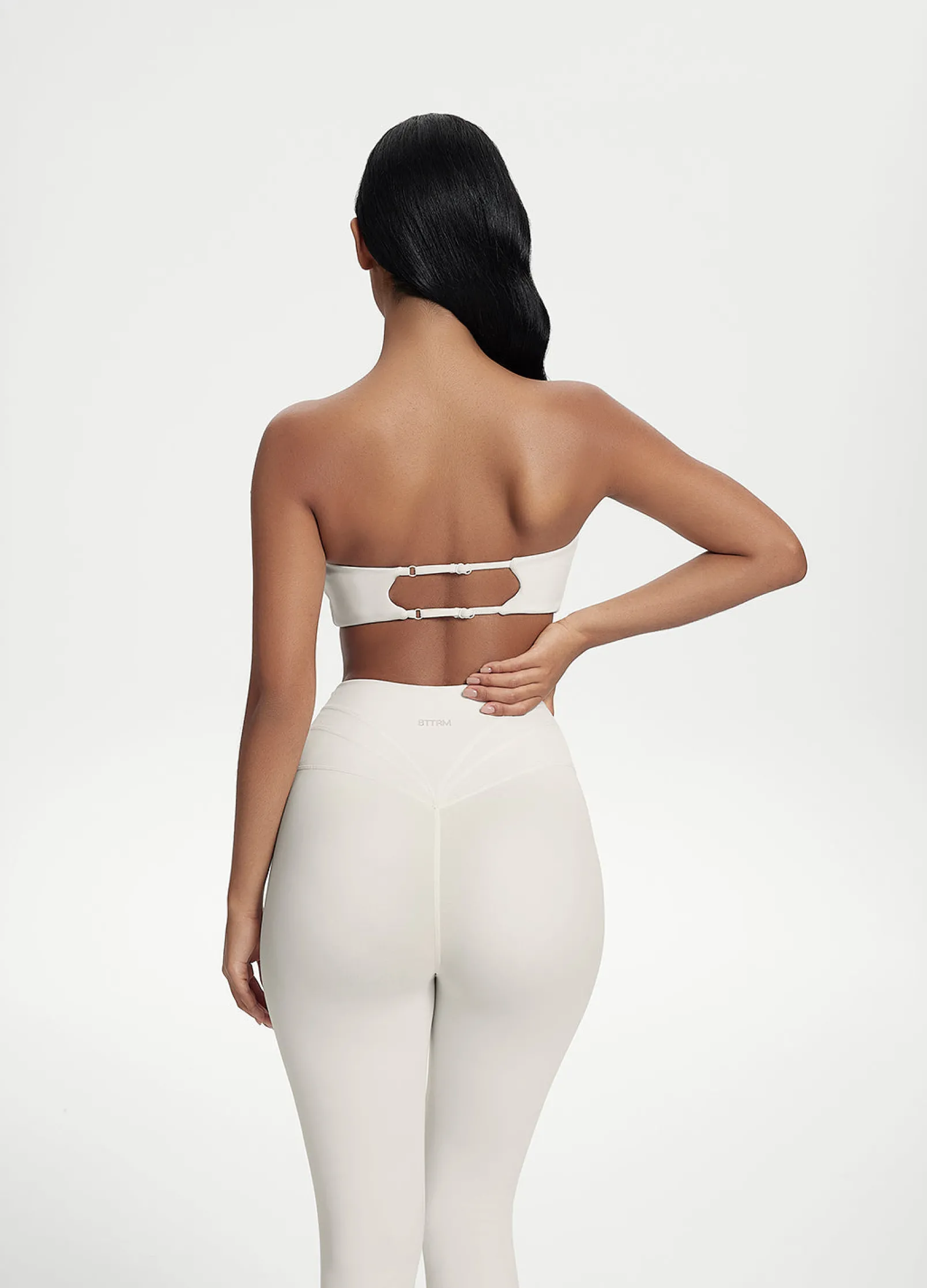 Bandeau-Top mit Rückenverschluss