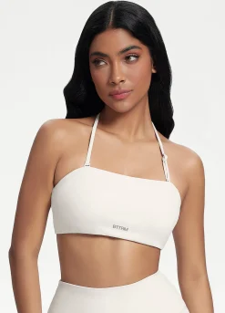 Bandeau-Top mit Rückenverschluss