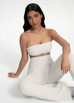 Bandeau-Top mit Rückenverschluss