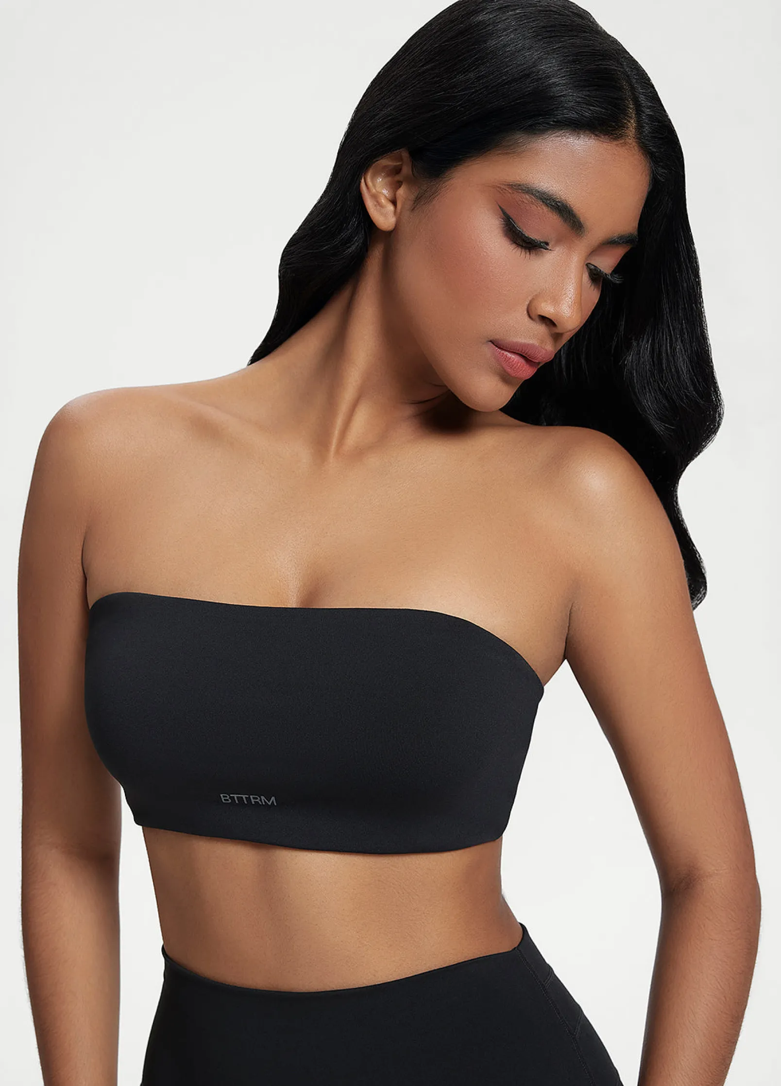 Bandeau-Top mit Rückenverschluss