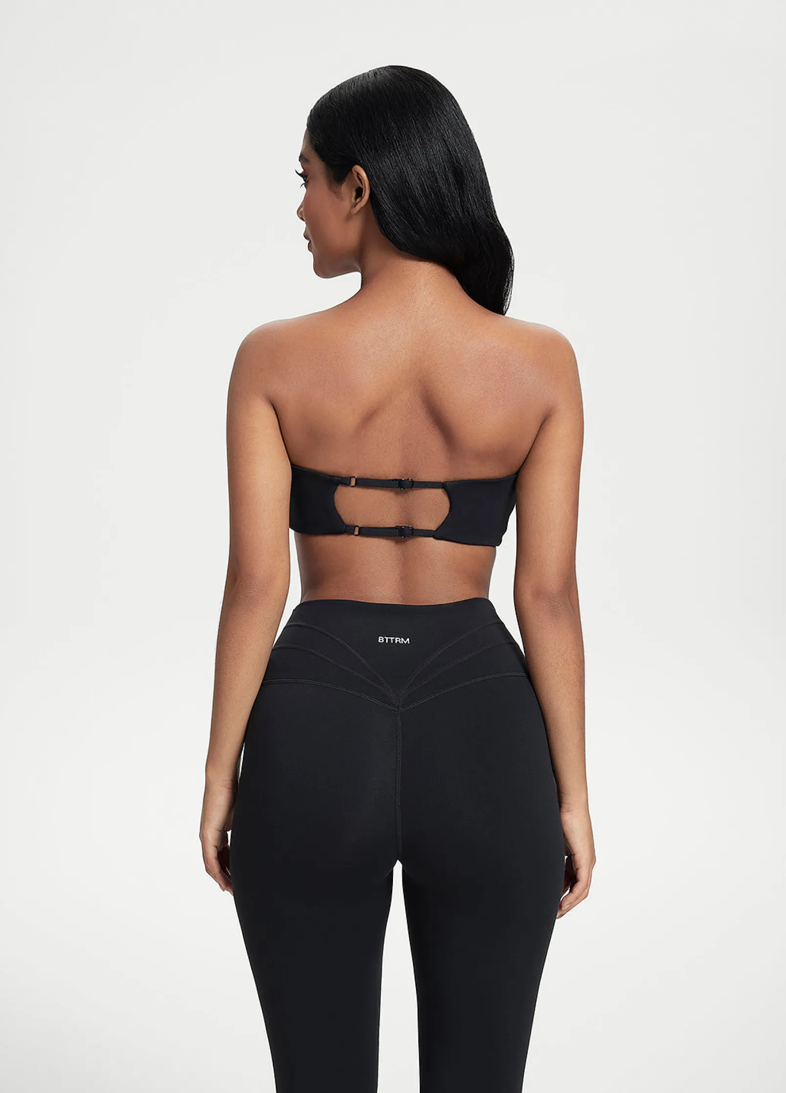 Bandeau-Top mit Rückenverschluss