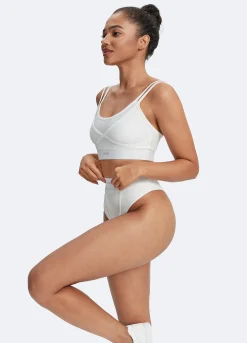 Baumwoll-Bralette mit Doppelträger