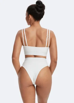 Baumwoll-Bralette mit Doppelträger