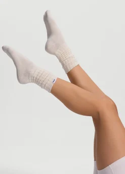Baumwollsocken im Slouch-Look