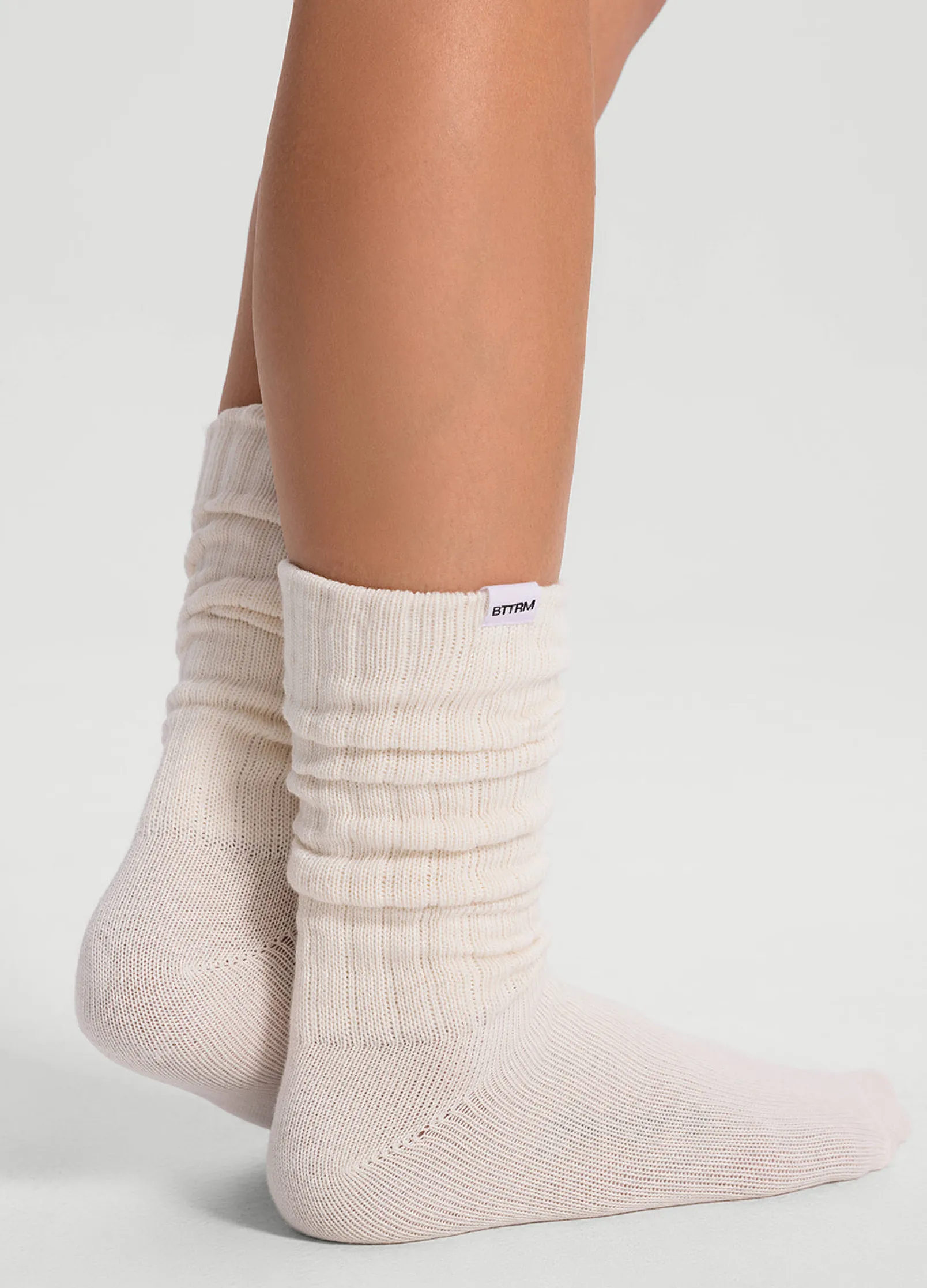 Baumwollsocken im Slouch-Look
