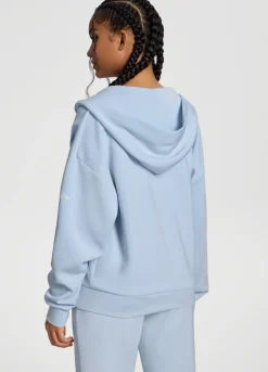 Übergroßer Zip-Up-Hoodie