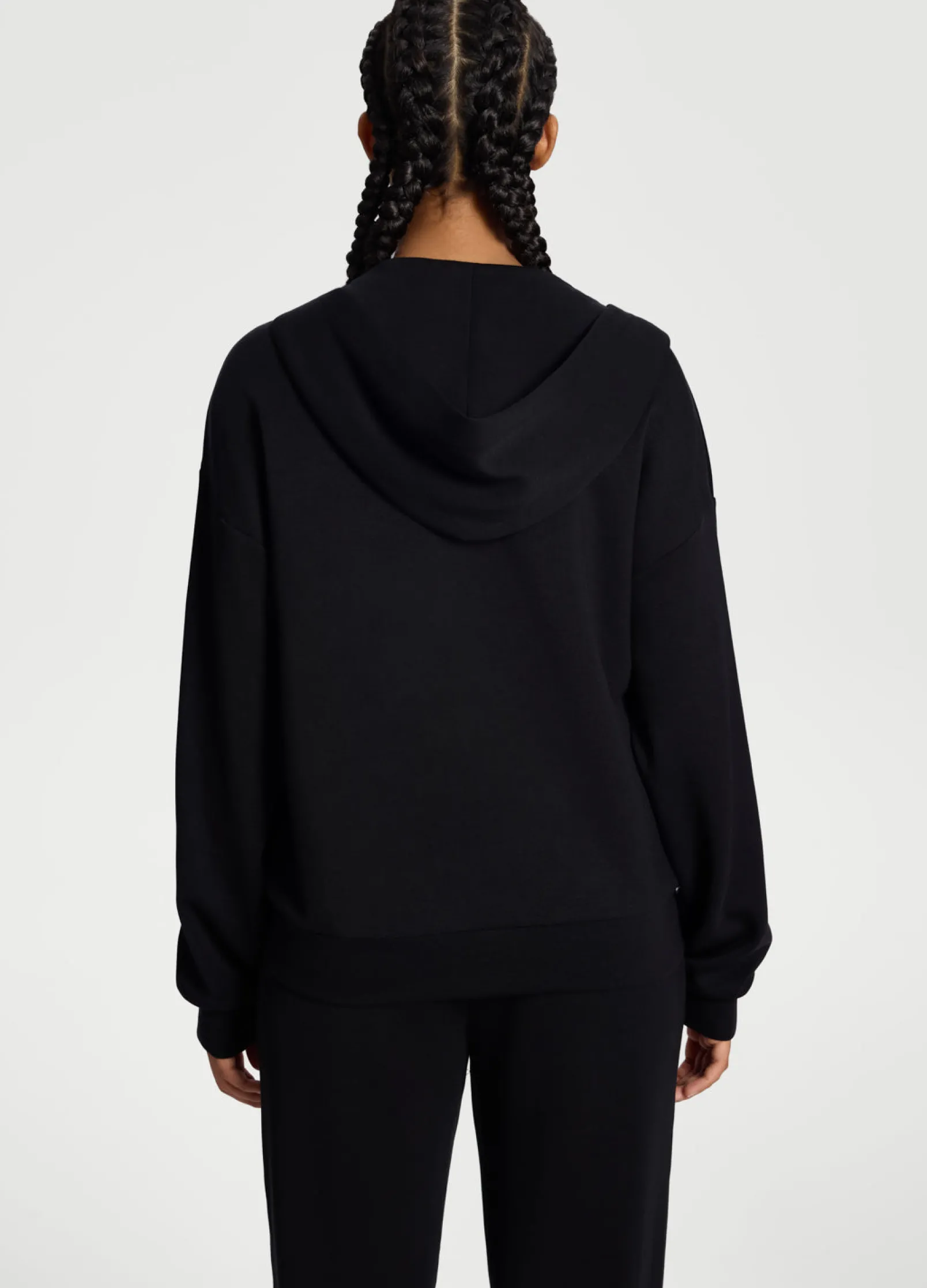 Übergroßer Zip-Up-Hoodie
