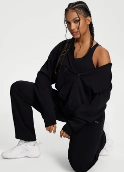 Übergroßer Zip-Up-Hoodie