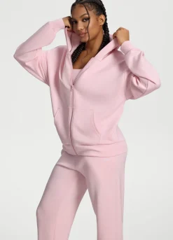 Übergroßer Zip-Up-Hoodie