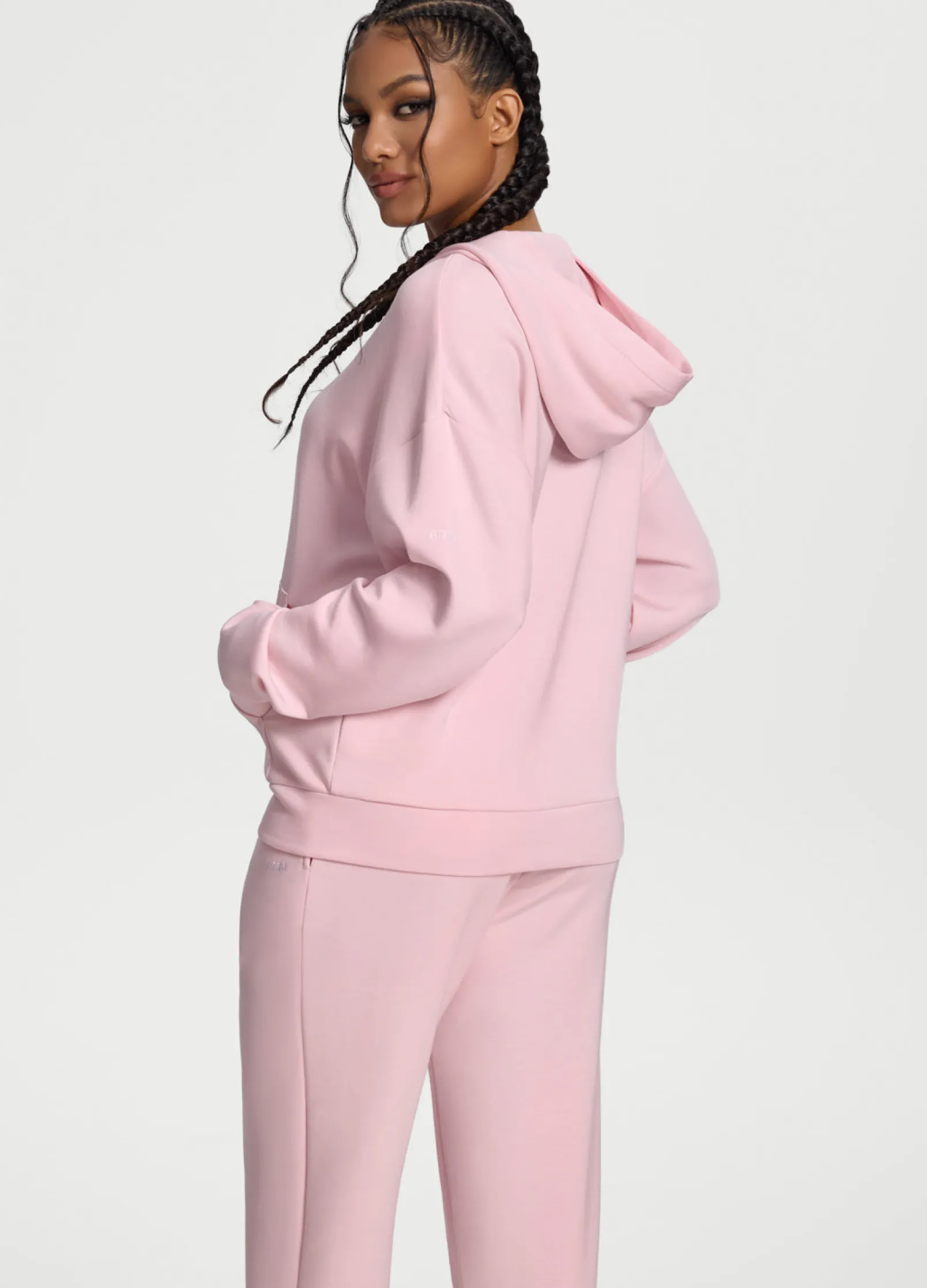 Übergroßer Zip-Up-Hoodie