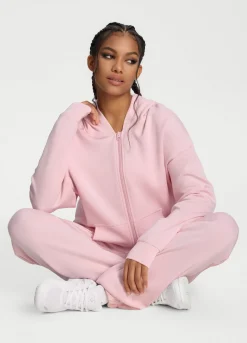 Übergroßer Zip-Up-Hoodie