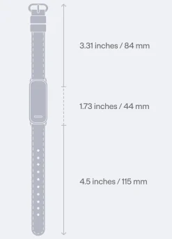 BetterMe Fitness Tracker Lederarmband