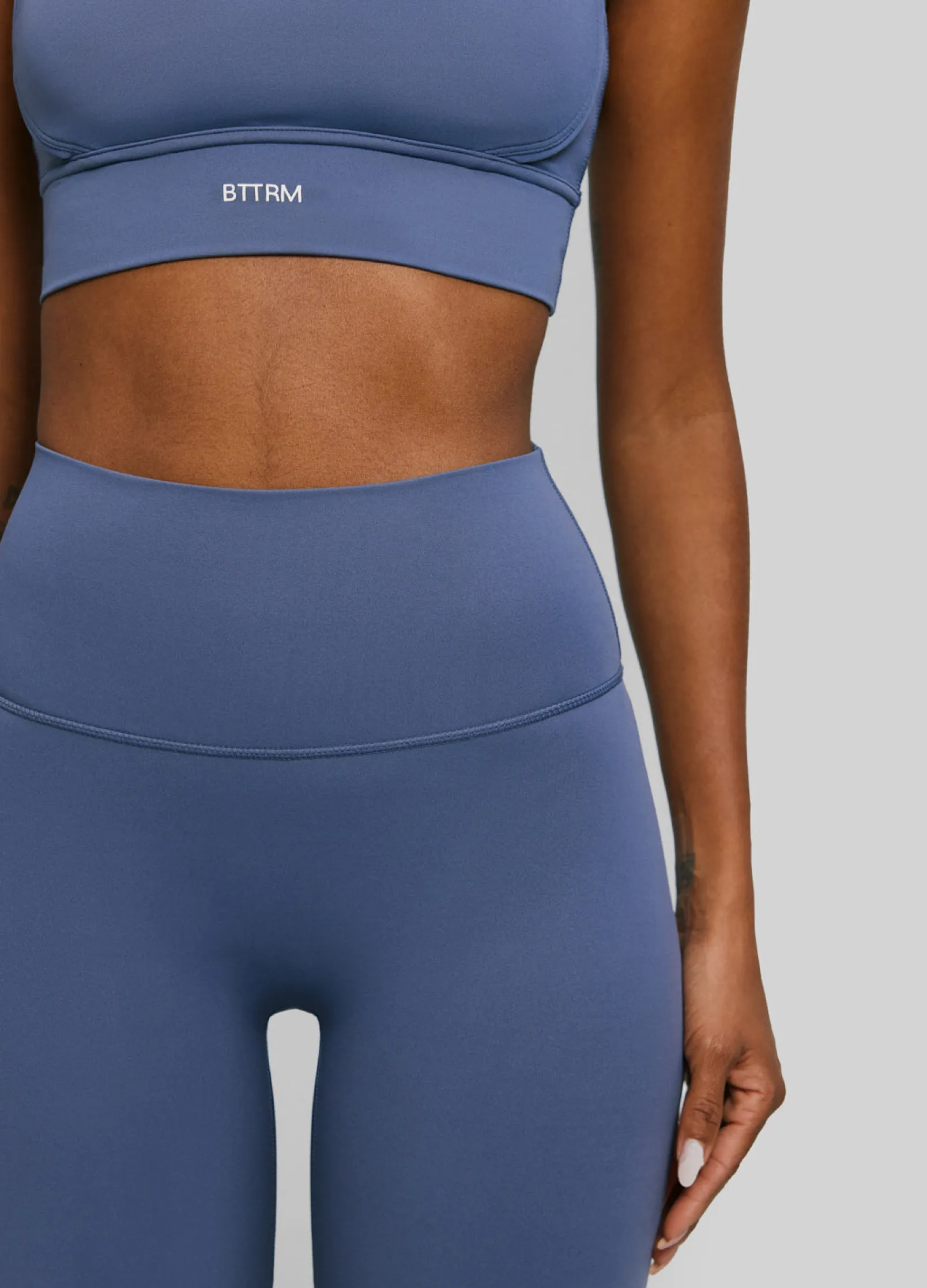 Biker-Shorts mit hohem Bund