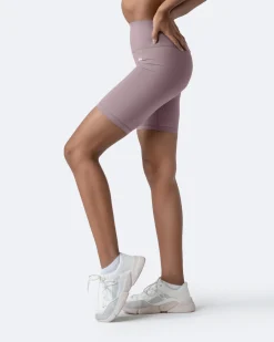 Biker-Shorts mit hohem Bund