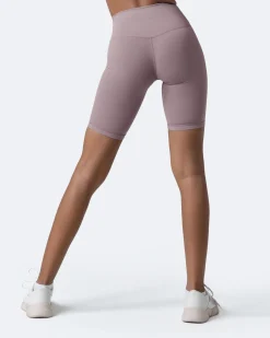 Biker-Shorts mit hohem Bund