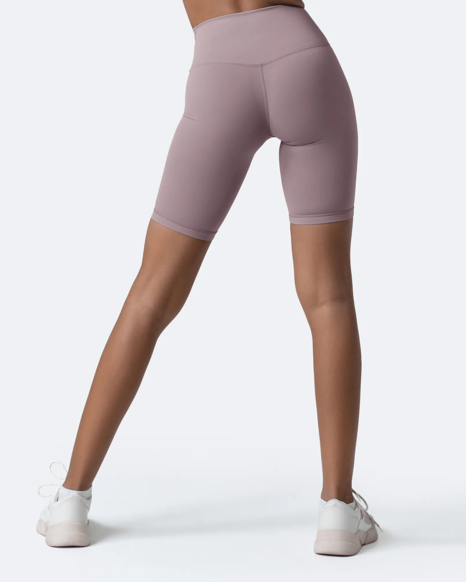 Biker-Shorts mit hohem Bund