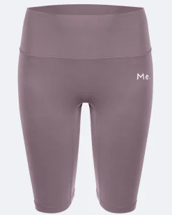 Biker-Shorts mit hohem Bund