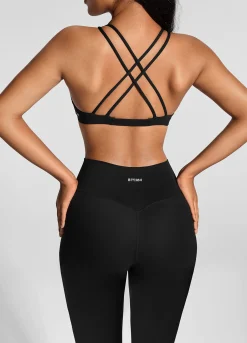 Bralette mit V-Ausschnitt und Criss-Cross-Rücken