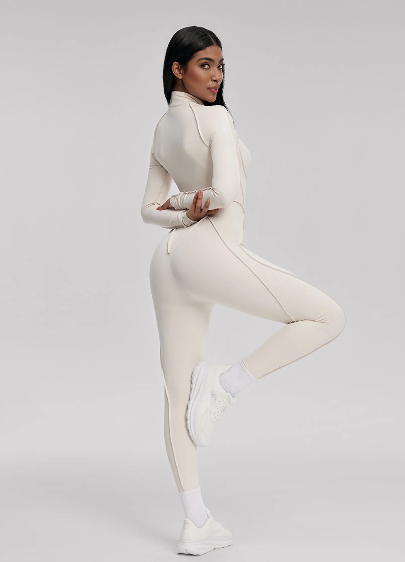 Catsuit mit geschlossenem Rücken