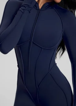 Catsuit mit geschlossenem Rücken