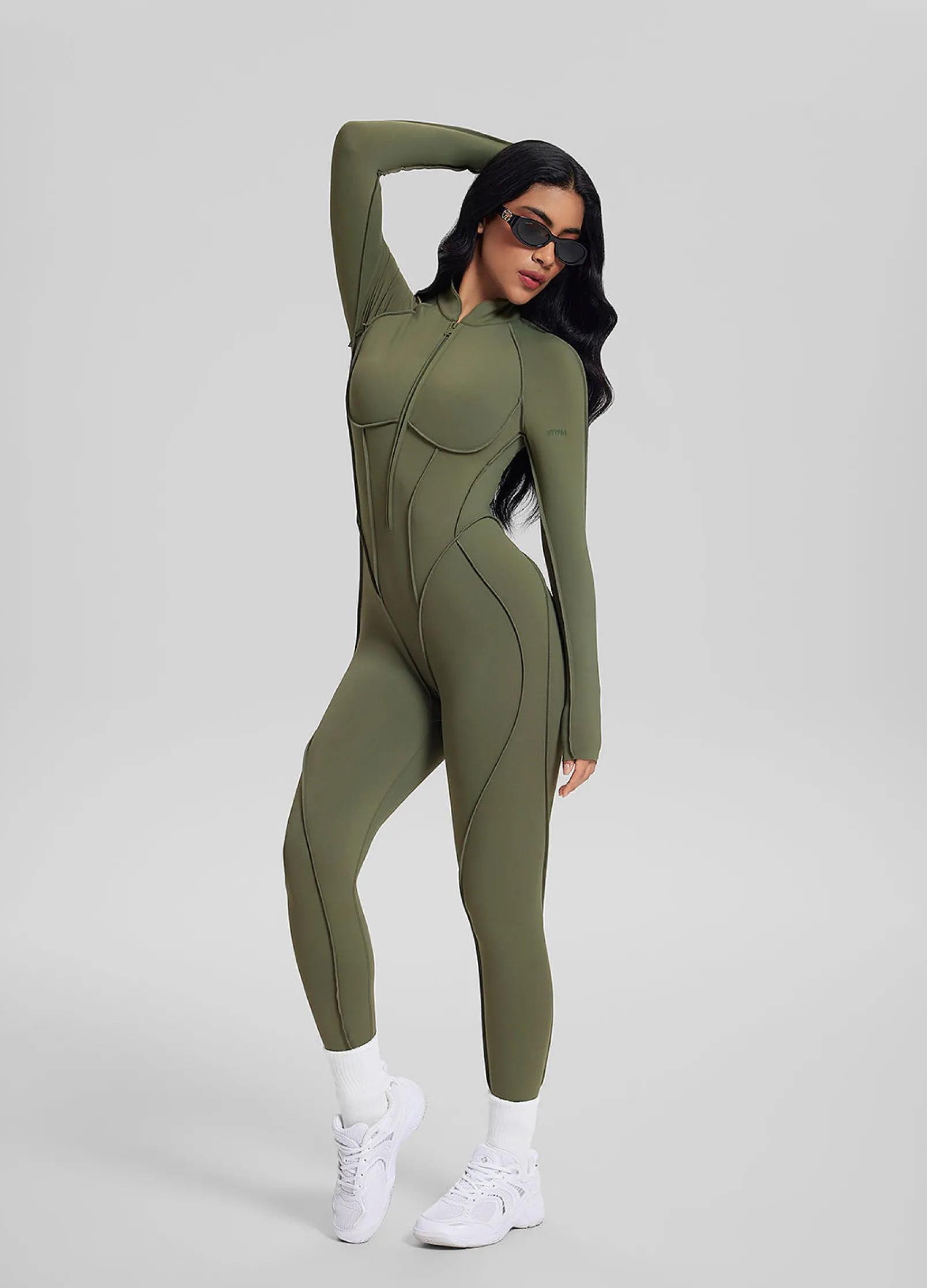 Catsuit mit geschlossenem Rücken