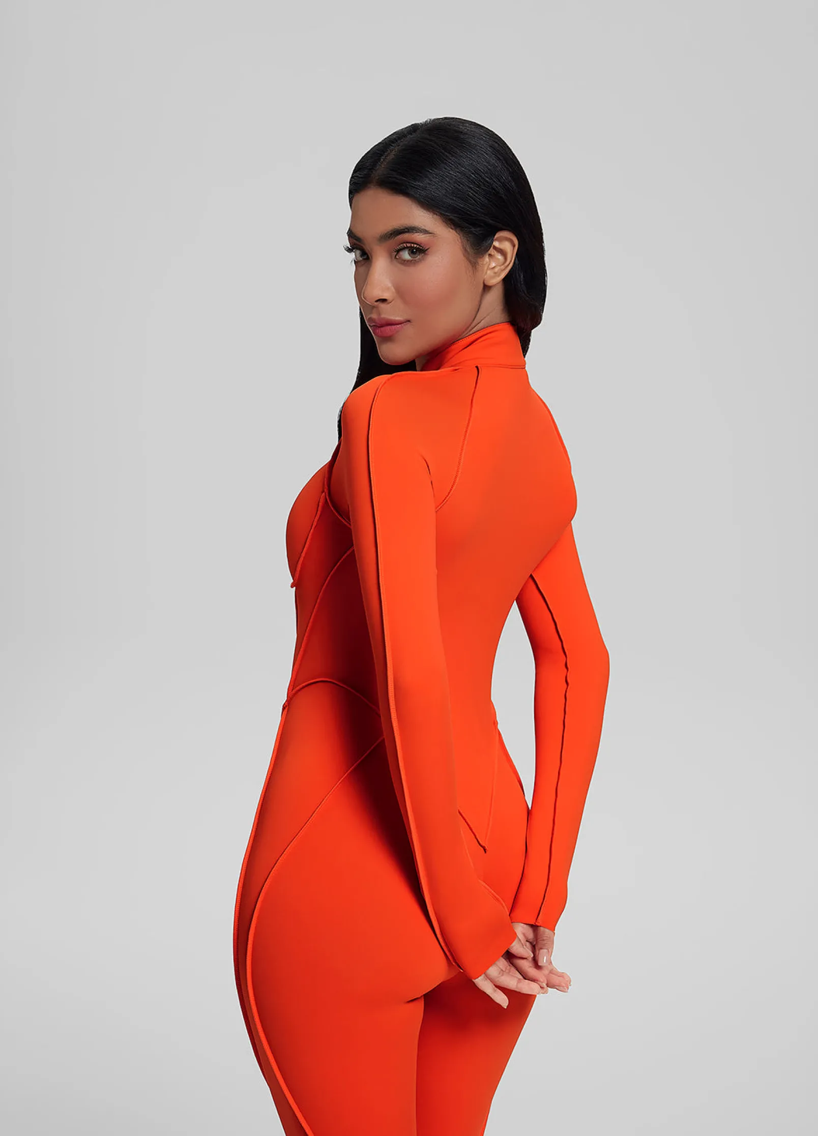 Catsuit mit geschlossenem Rücken
