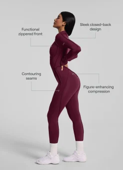 Catsuit mit geschlossenem Rücken