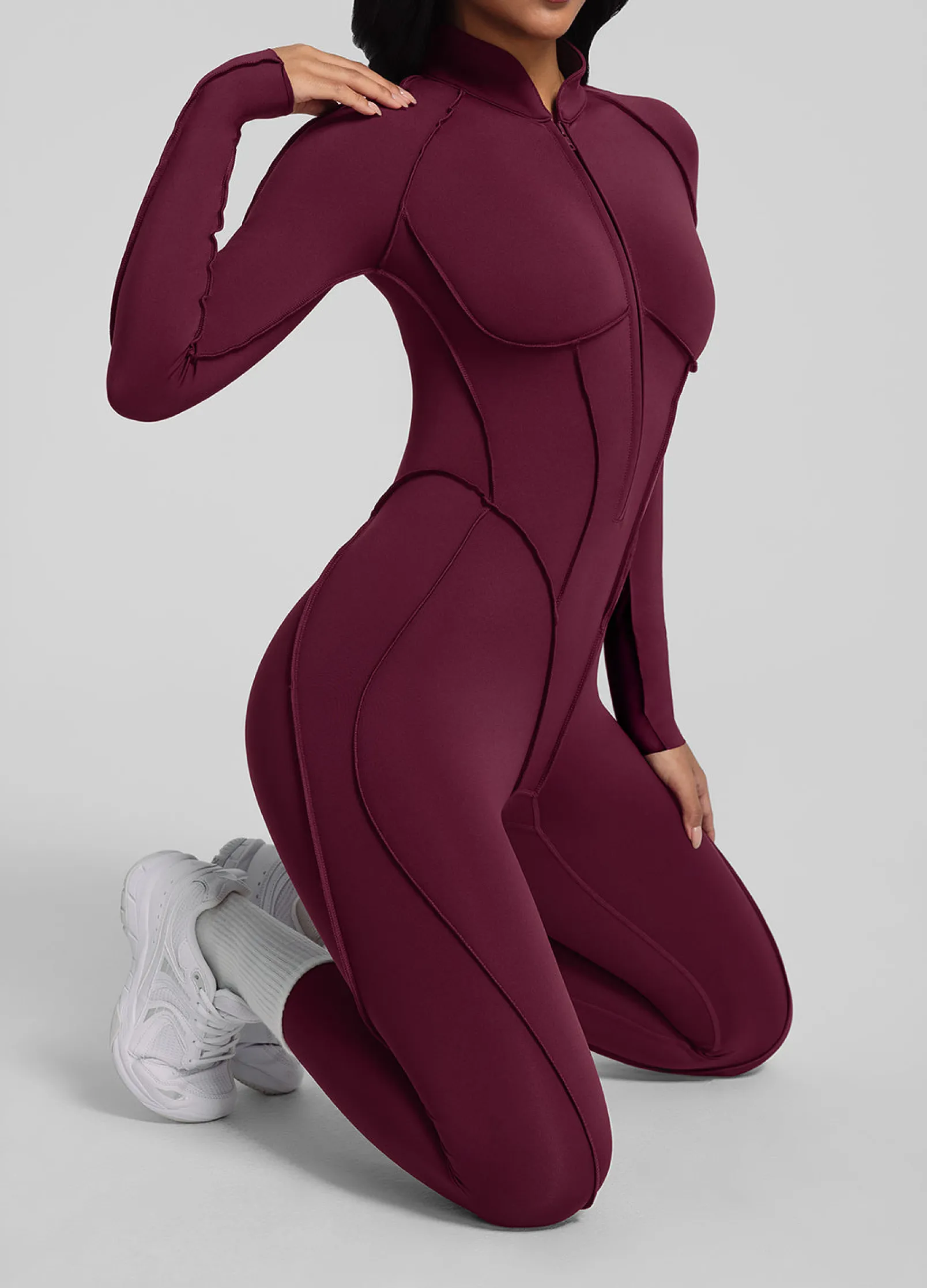 Catsuit mit geschlossenem Rücken