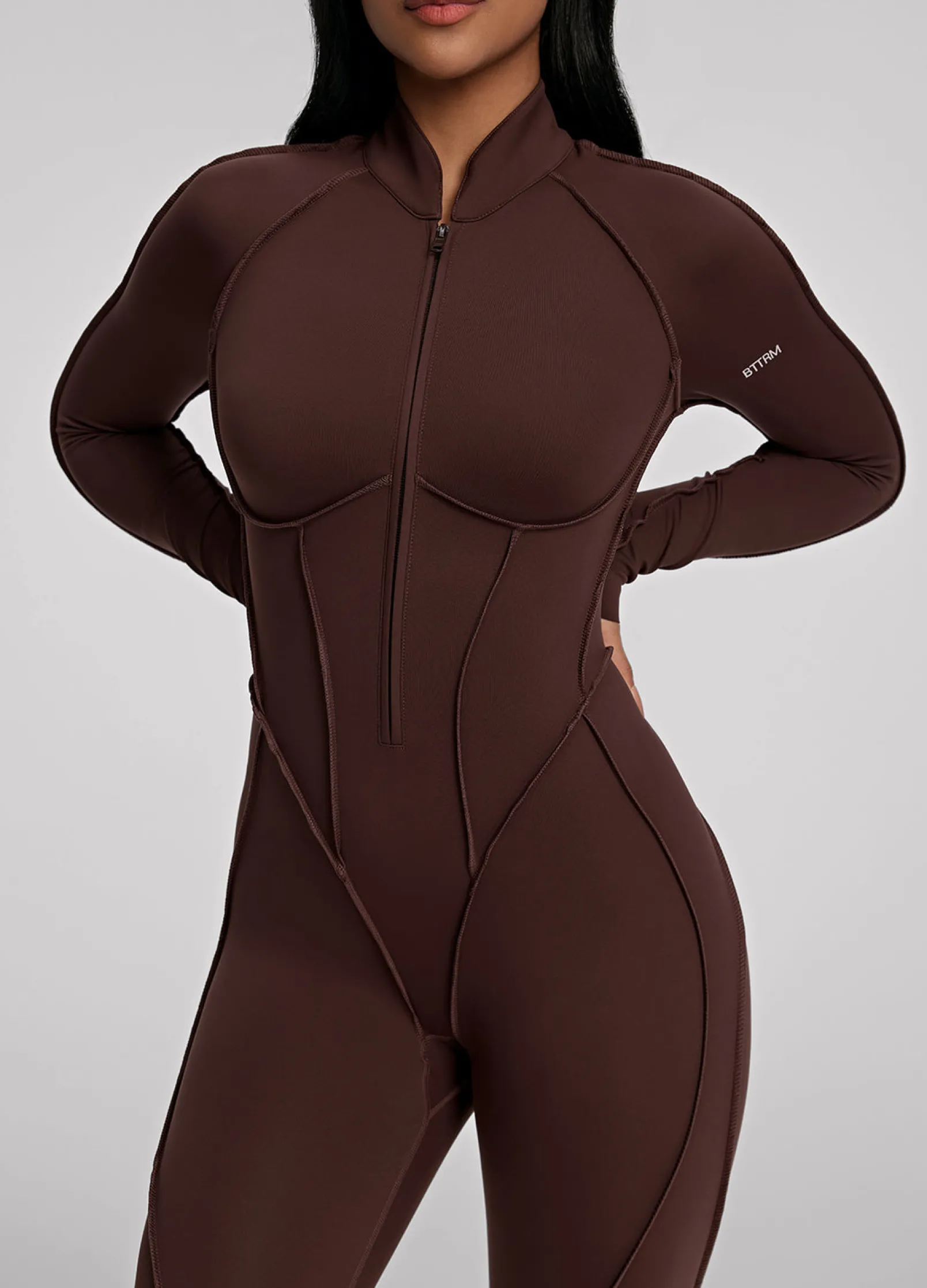 Catsuit mit geschlossenem Rücken