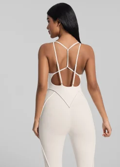 Catsuit mit Rückenträgern