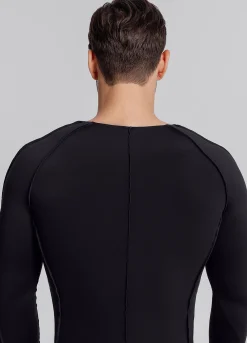 Contour Stitch Langarm-Top