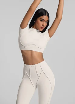 Cropped-Top mit offenem Rücken