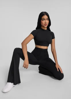 Cropped-Top mit offenem Rücken