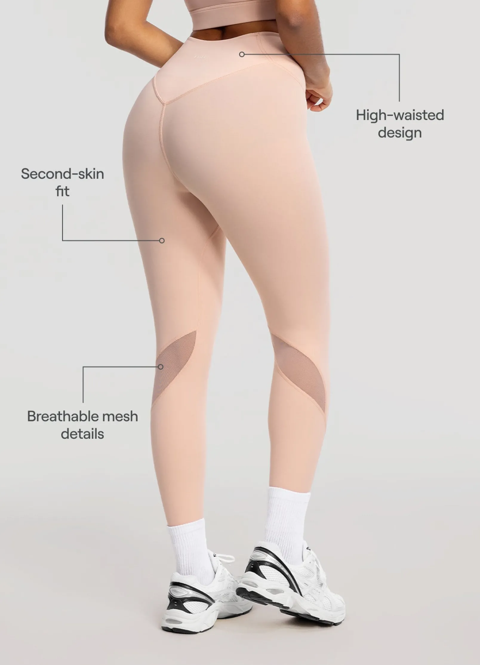 Dehnbare Performance-Leggings